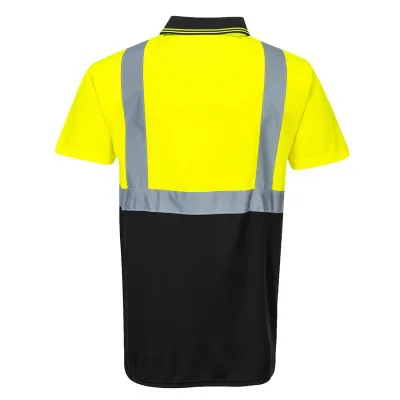 S479 - Tricou Polo bicolor reflectortizant / Portwest / Tricouri, bluze, cămăși