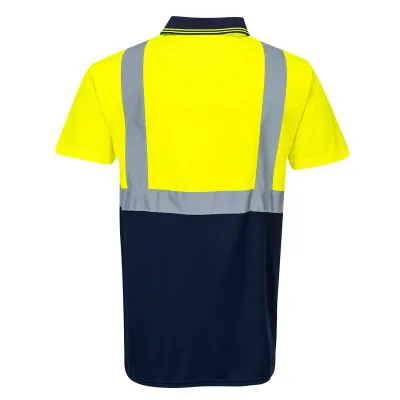 S479 - Tricou Polo bicolor reflectortizant / Portwest / Tricouri, bluze, cămăși
