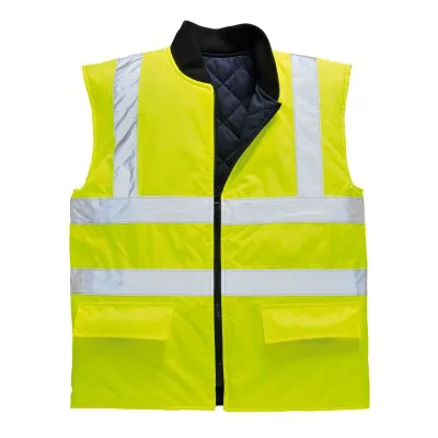 S469 - Vesta termică reversibilă HiVis / Portwest / Veste de lucru și de semnalizare
