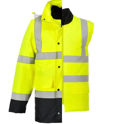 S471 - Jachetă contrast trafic 4-in-1 HiVis / Portwest / Jachete și geci