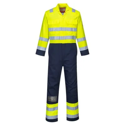 BIZ7 - Combinezon Bizweld Hi-Vis antistatic / Portwest / Îmbrăcăminte antistatică și ignifugă