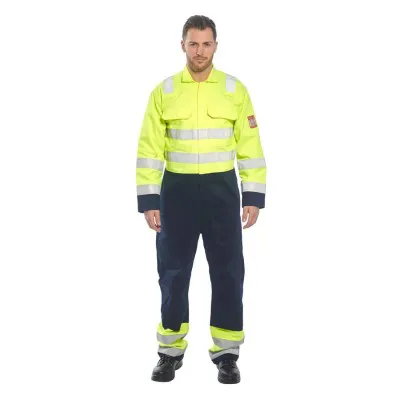 BIZ7 - Combinezon Bizweld Hi-Vis antistatic / Portwest / Îmbrăcăminte antistatică și ignifugă