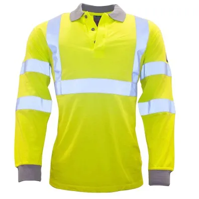 FR77 - Tricou Polo HiVis antistatic și ignifug / Portwest / Îmbrăcăminte antistatică și ignifugă