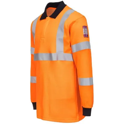FR76 - Tricou Polo RIS ignifug / Portwest / Îmbrăcăminte antistatică și ignifugă