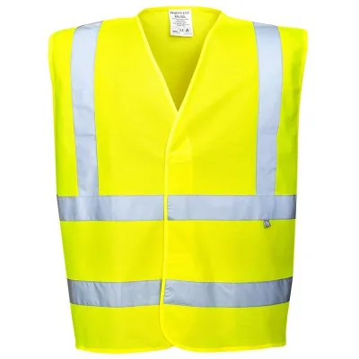 FR75 - Vestă HiVis ignifugă / Portwest / Îmbrăcăminte antistatică și ignifugă