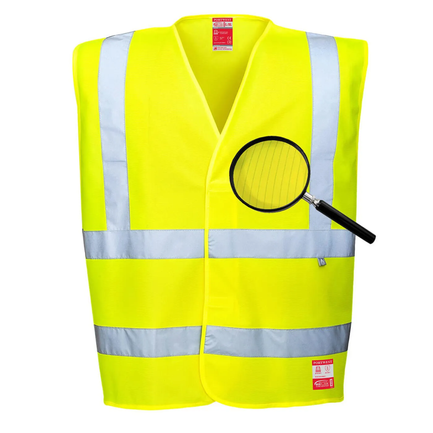FR71 - Vestă HiVis antistatică și ignifugă / Portwest / Îmbrăcăminte antistatică și ignifugă