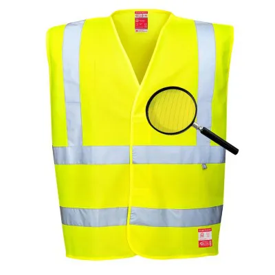 FR71 - Vestă HiVis antistatică și ignifugă / Portwest / Îmbrăcăminte antistatică și ignifugă