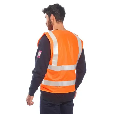 FR71 - Vestă HiVis antistatică și ignifugă / Portwest / Îmbrăcăminte antistatică și ignifugă