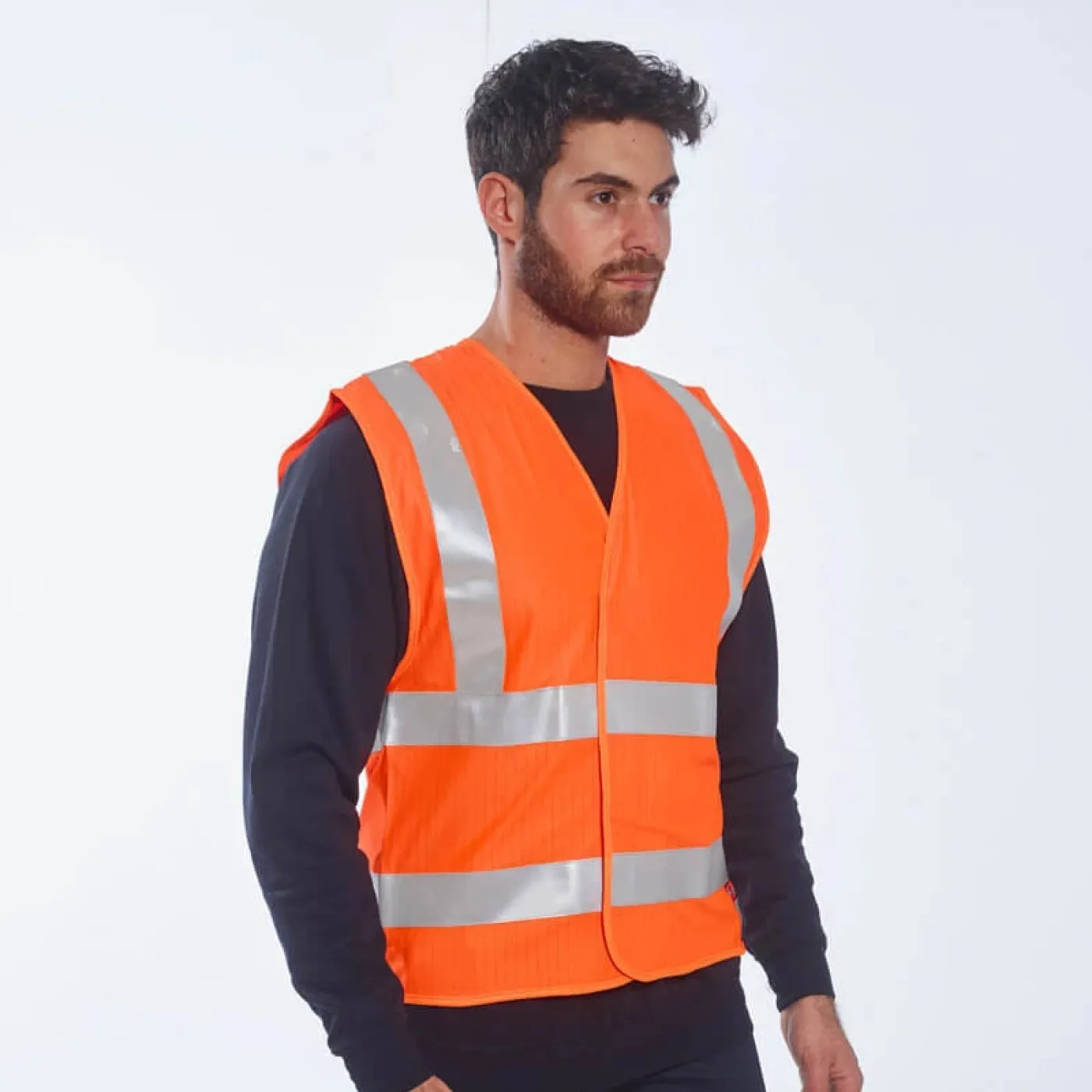 FR71 - Vestă HiVis antistatică și ignifugă / Portwest / Îmbrăcăminte antistatică și ignifugă