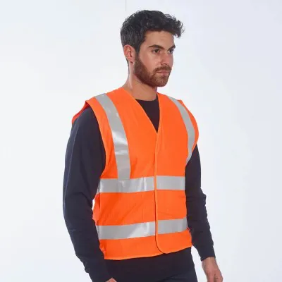 FR71 - Vestă HiVis antistatică și ignifugă / Portwest / Îmbrăcăminte antistatică și ignifugă