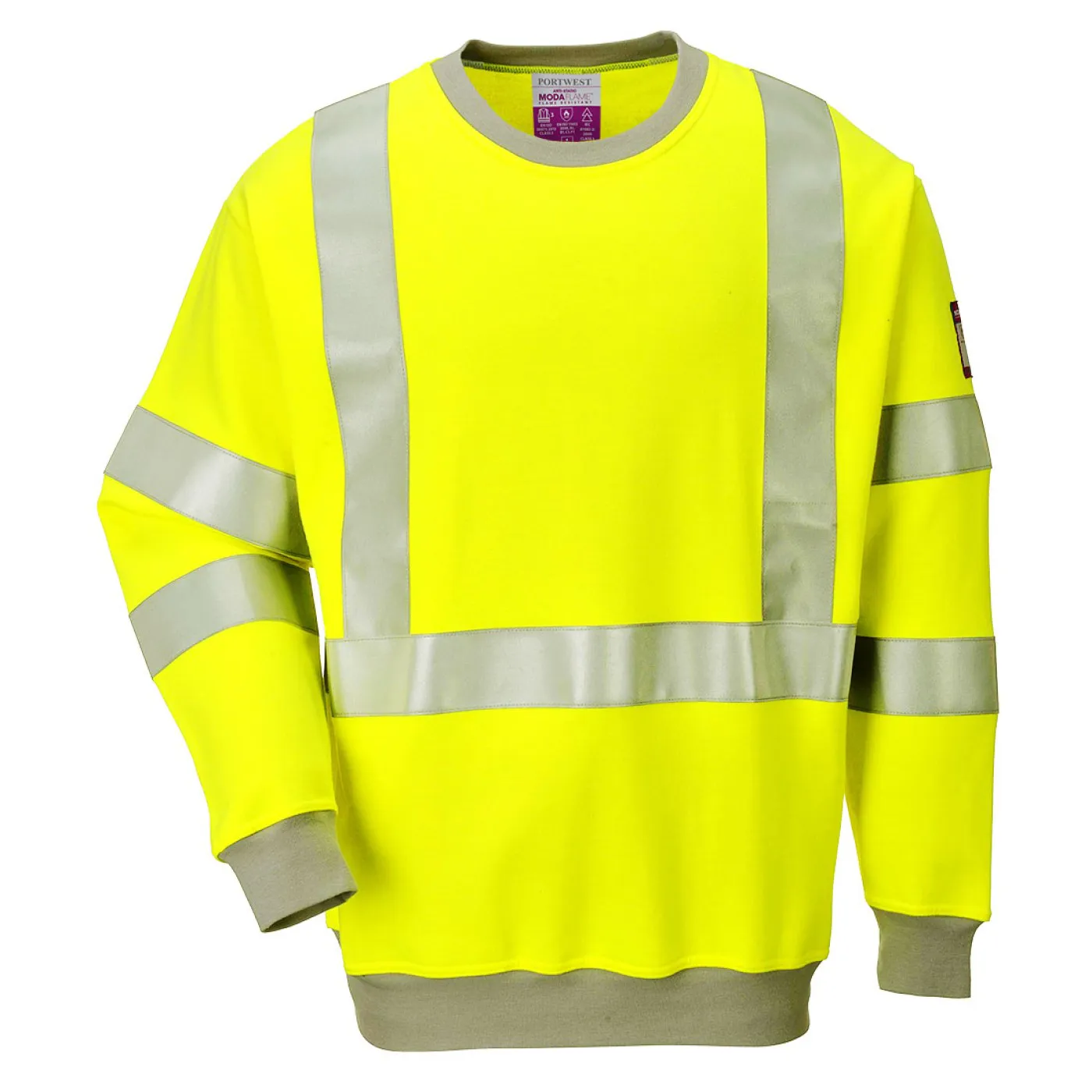 FR72 - Bluză HiVis ignifugă și antistatică / Portwest / Îmbrăcăminte antistatică și ignifugă