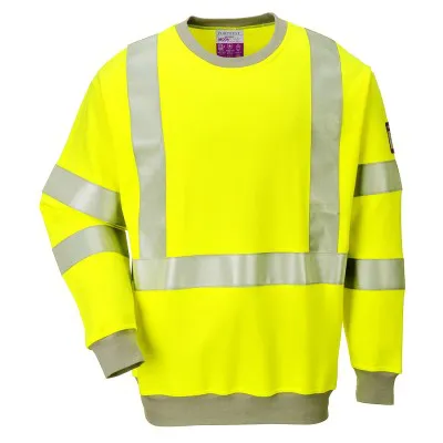 FR72 - Bluză HiVis ignifugă și antistatică / Portwest / Îmbrăcăminte antistatică și ignifugă