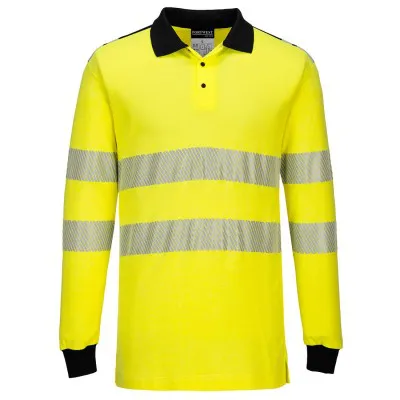 FR702 - Tricou Polo HiVis ignifug / Portwest / Îmbrăcăminte antistatică și ignifugă