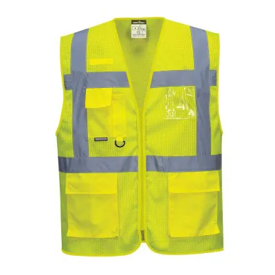 C376 - Vestă Atena Executive Mesh Air / Portwest / Veste de lucru și de semnalizare