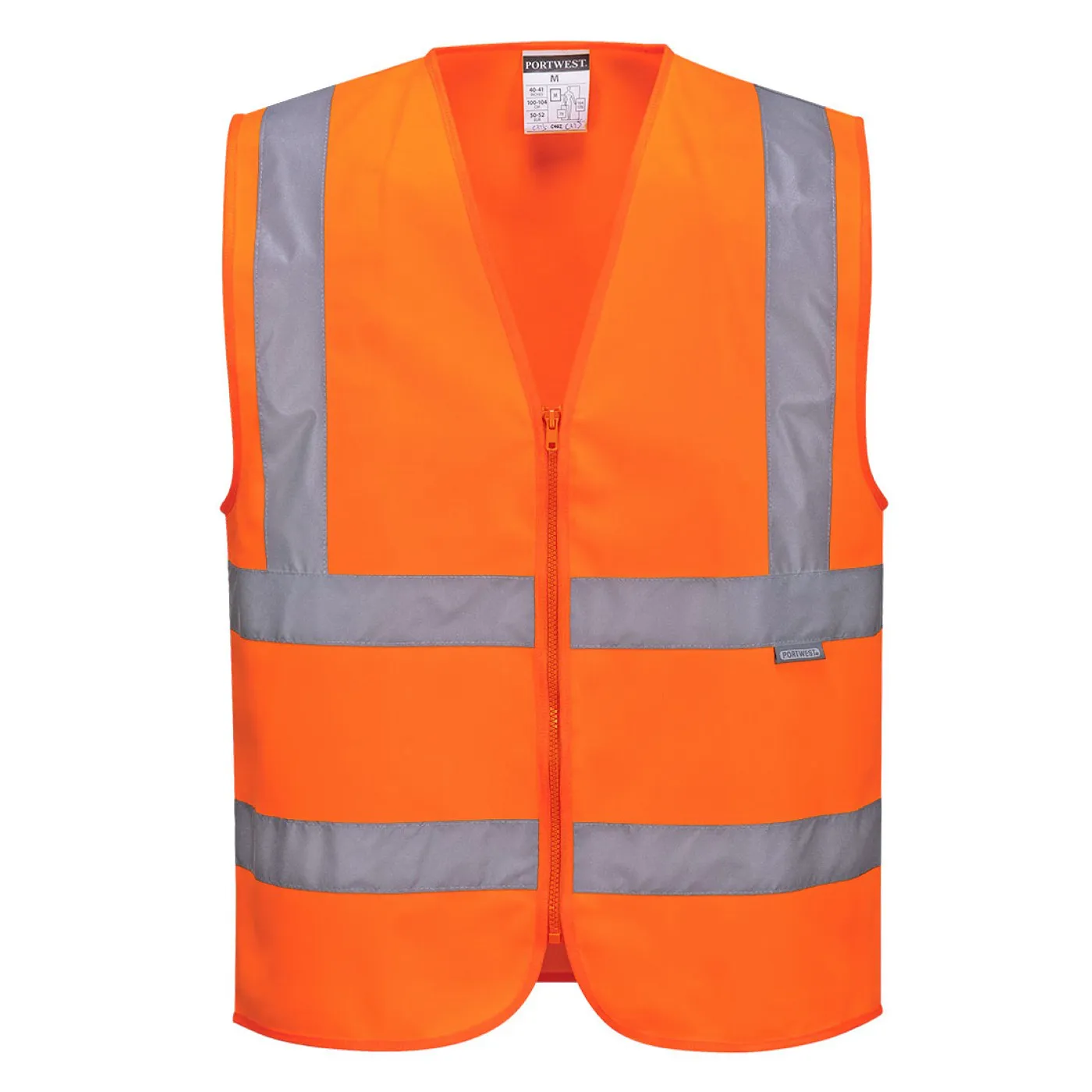 C375 - Vestă HiVis cu fermoar / Portwest / Veste de lucru și de semnalizare