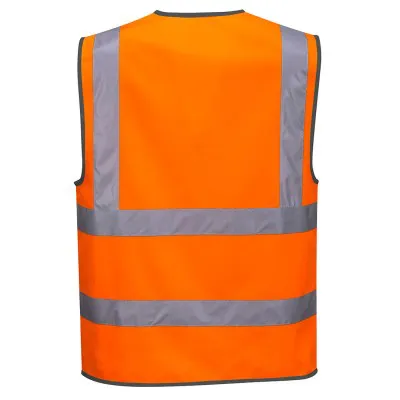C375 - Vestă HiVis cu fermoar / Portwest / Veste de lucru și de semnalizare