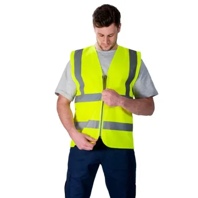 C375 - Vestă HiVis cu fermoar / Portwest / Veste de lucru și de semnalizare