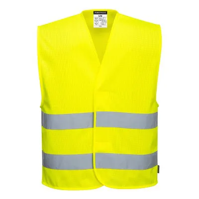 C374 - Vestă HiVis cu 2 benzi gama MeshAir / Portwest / Veste de lucru și de semnalizare