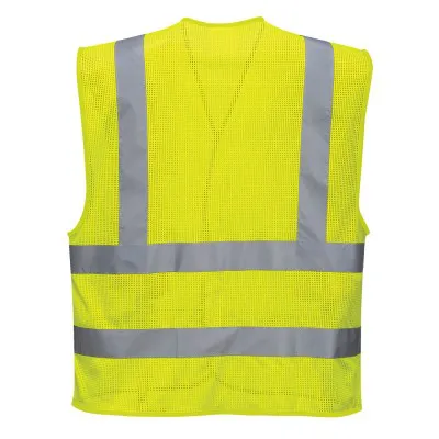C370 - Vestă MeshAir Band&Brace / Portwest / Veste de lucru și de semnalizare