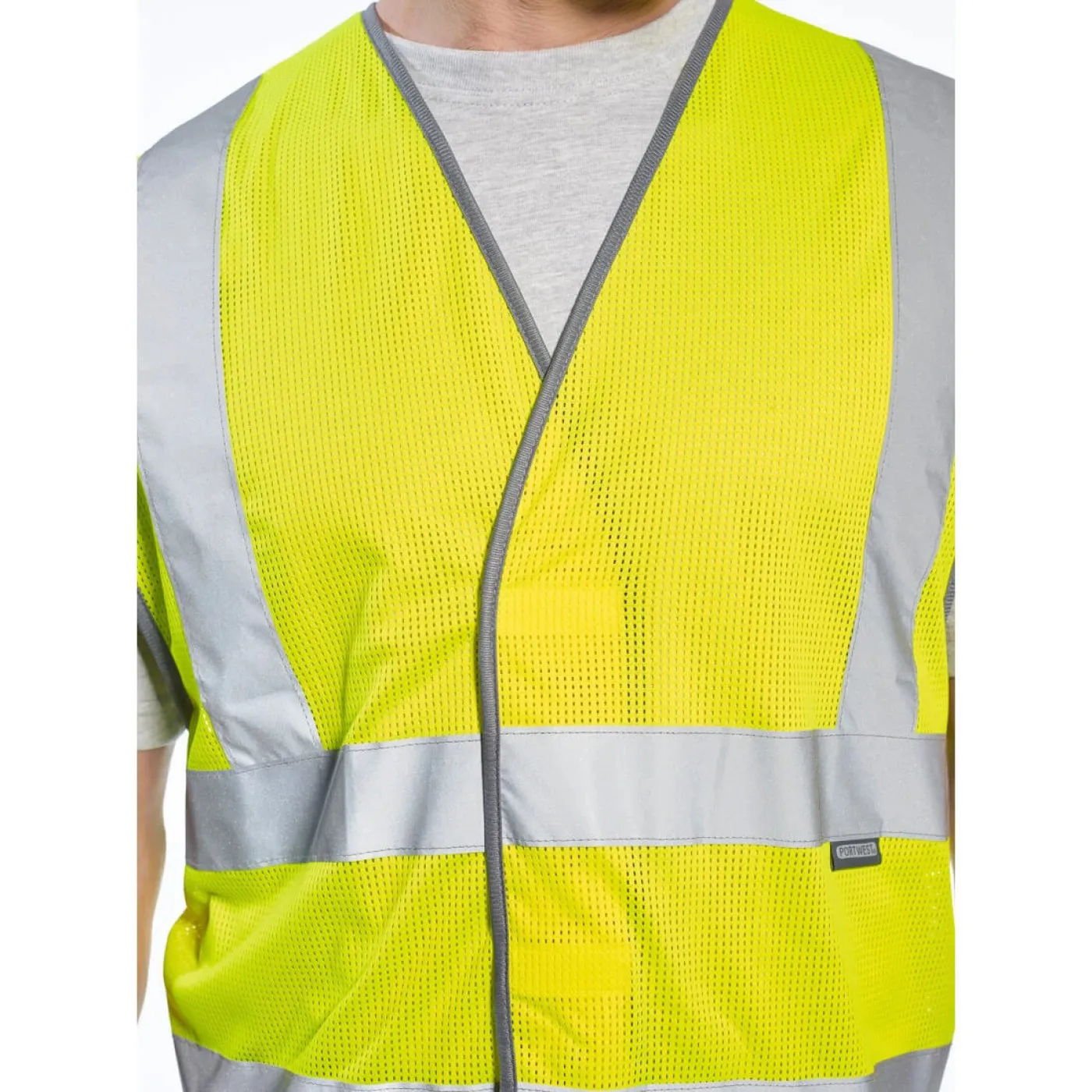 C370 - Vestă MeshAir Band&Brace / Portwest / Veste de lucru și de semnalizare