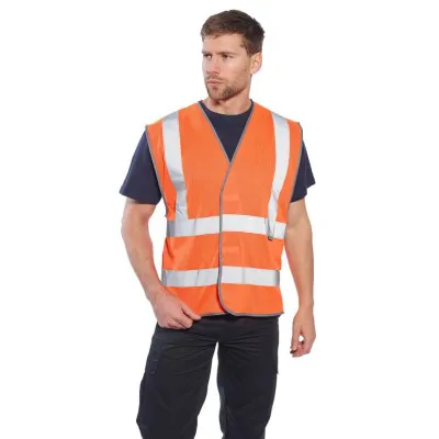 C370 - Vestă MeshAir Band&Brace / Portwest / Veste de lucru și de semnalizare