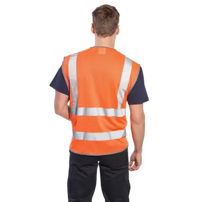 C370 - Vestă MeshAir Band&Brace / Portwest / Veste de lucru și de semnalizare