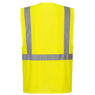 C357 - Vestă HiVis Executive cu buzunar pentru tabletă / Portwest / Veste de lucru și de semnalizare