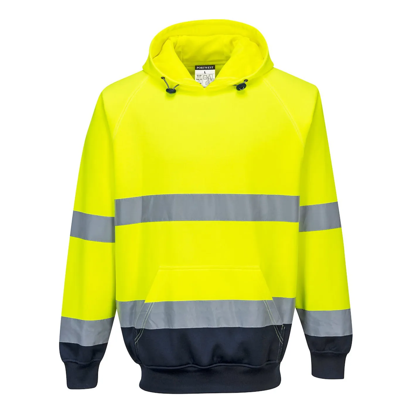 B316 - Hanorac bicolor cu glugă / Portwest / Hanorace, bluze softshell, polar și fleece