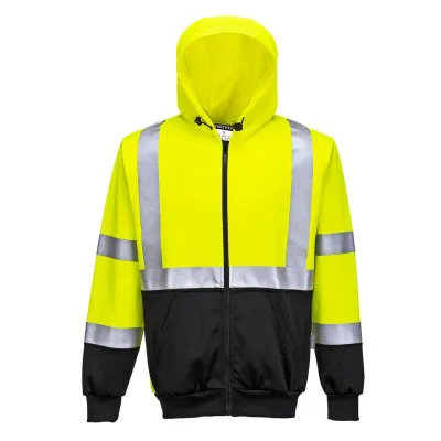 B315 - Hanorac HiVis Bicolor cu Fermoar / Portwest / Hanorace, bluze softshell, polar și fleece