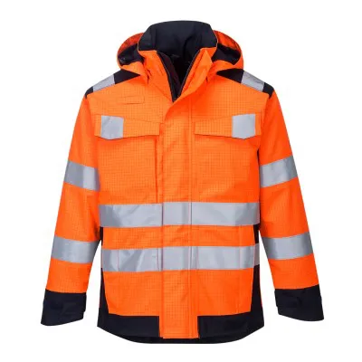 MV70 - Jachetă Modaflame Rain Multi Norm Arc / Portwest / Îmbrăcăminte antistatică și ignifugă