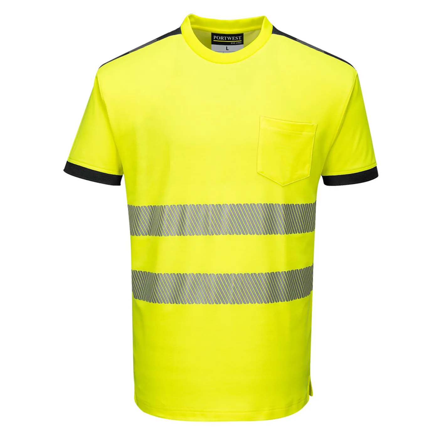 T181 - Tricou PW3 HiVis S/S / Portwest / Tricouri, bluze, cămăși