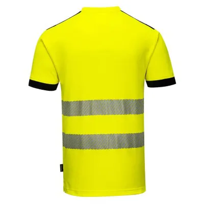 T181 - Tricou PW3 HiVis S/S / Portwest / Tricouri, bluze, cămăși