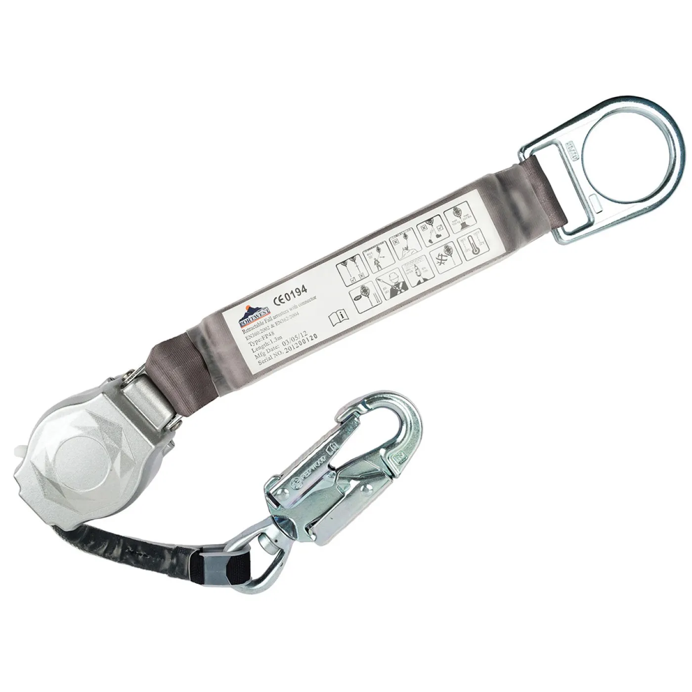 FP48 - Linia vieții autoretractabilă / Portwest / Opritoare de cădere