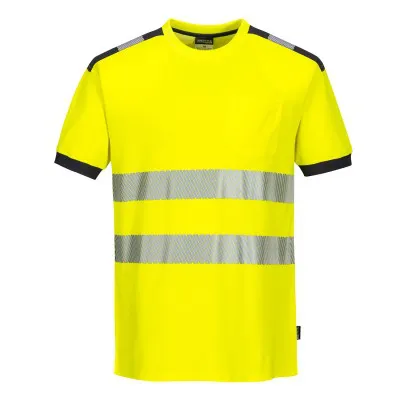 T181 - Tricou PW3 HiVis S/S / Portwest / Tricouri, bluze, cămăși