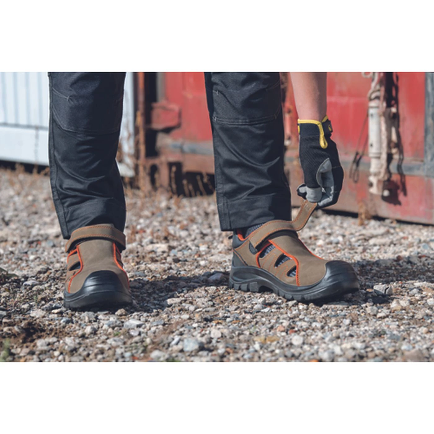 Sandale de protecție DERRIL MF S1P SRC / Cerva / Încălțăminte de protecție S1P