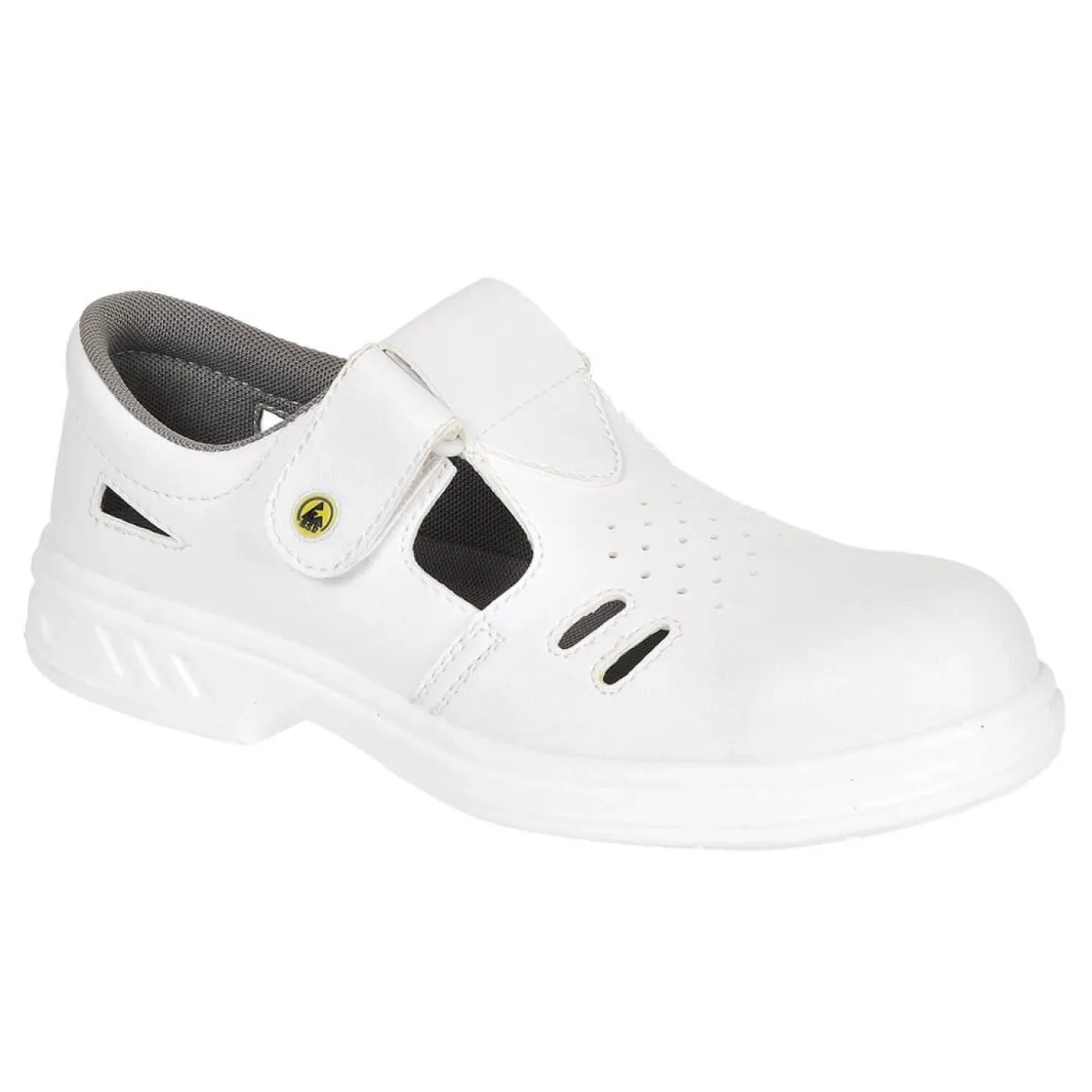 FW48 - Sandale Steelite ESD Ebro Safety S1 SRC / Portwest / Încălțăminte albă