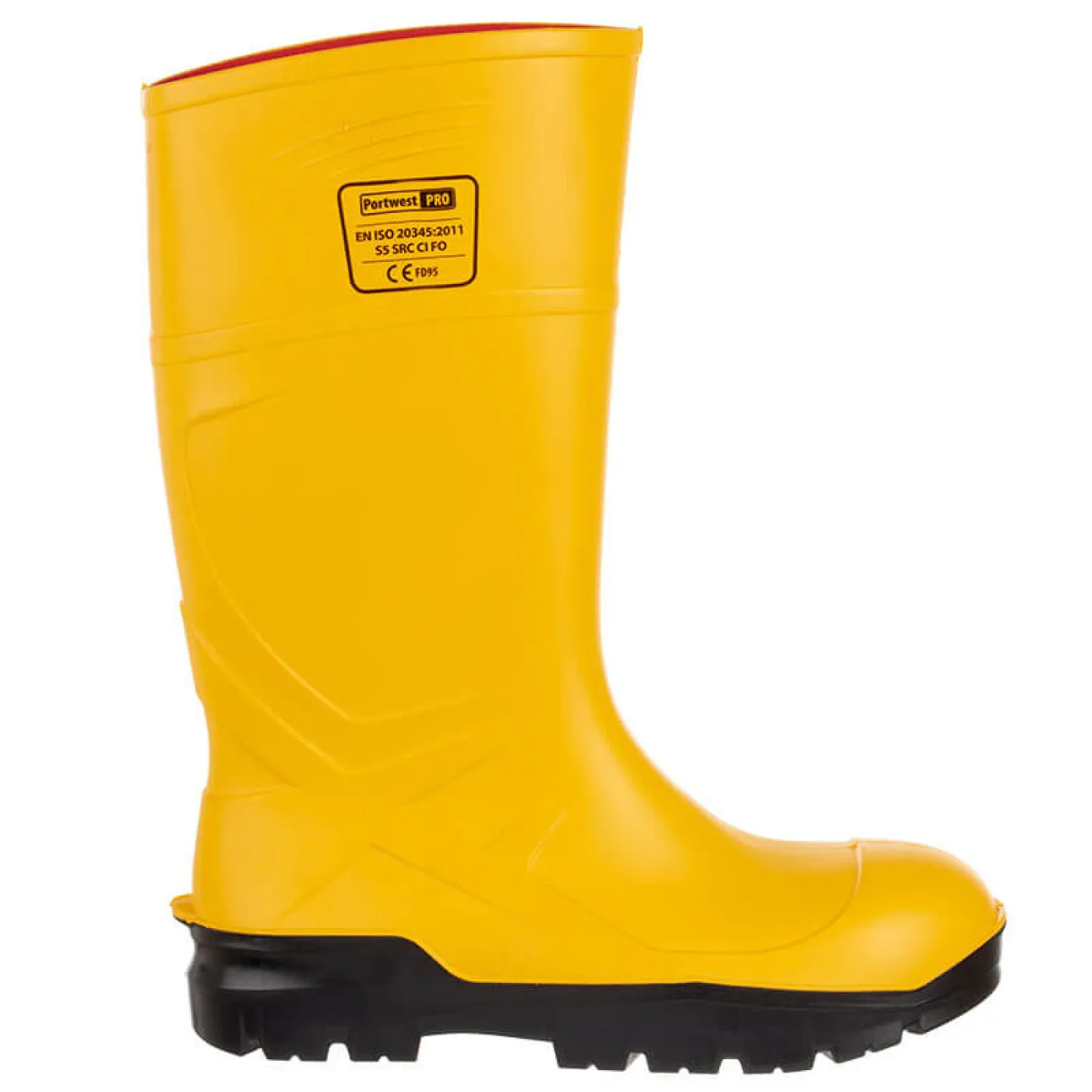 FD95 - Cizme din PVC Safety Wellington S5 CI FO SRC / Portwest / Cizme de protecție și de lucru