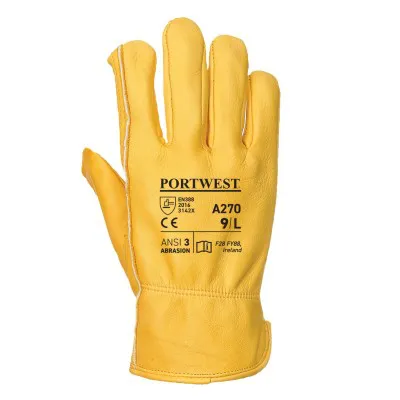 A270 - Mănuși Classic Driver / Portwest / Mănuși de protecție din piele