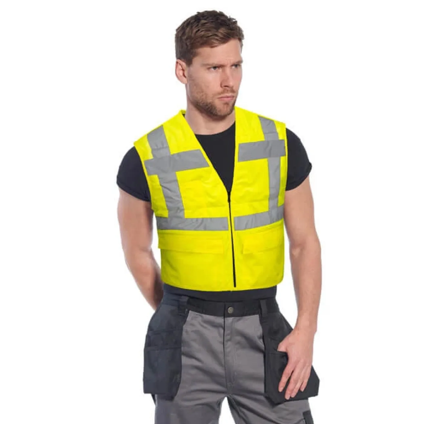 CV02 - Vestă Cooling HiVis / Portwest / Veste de lucru și de semnalizare