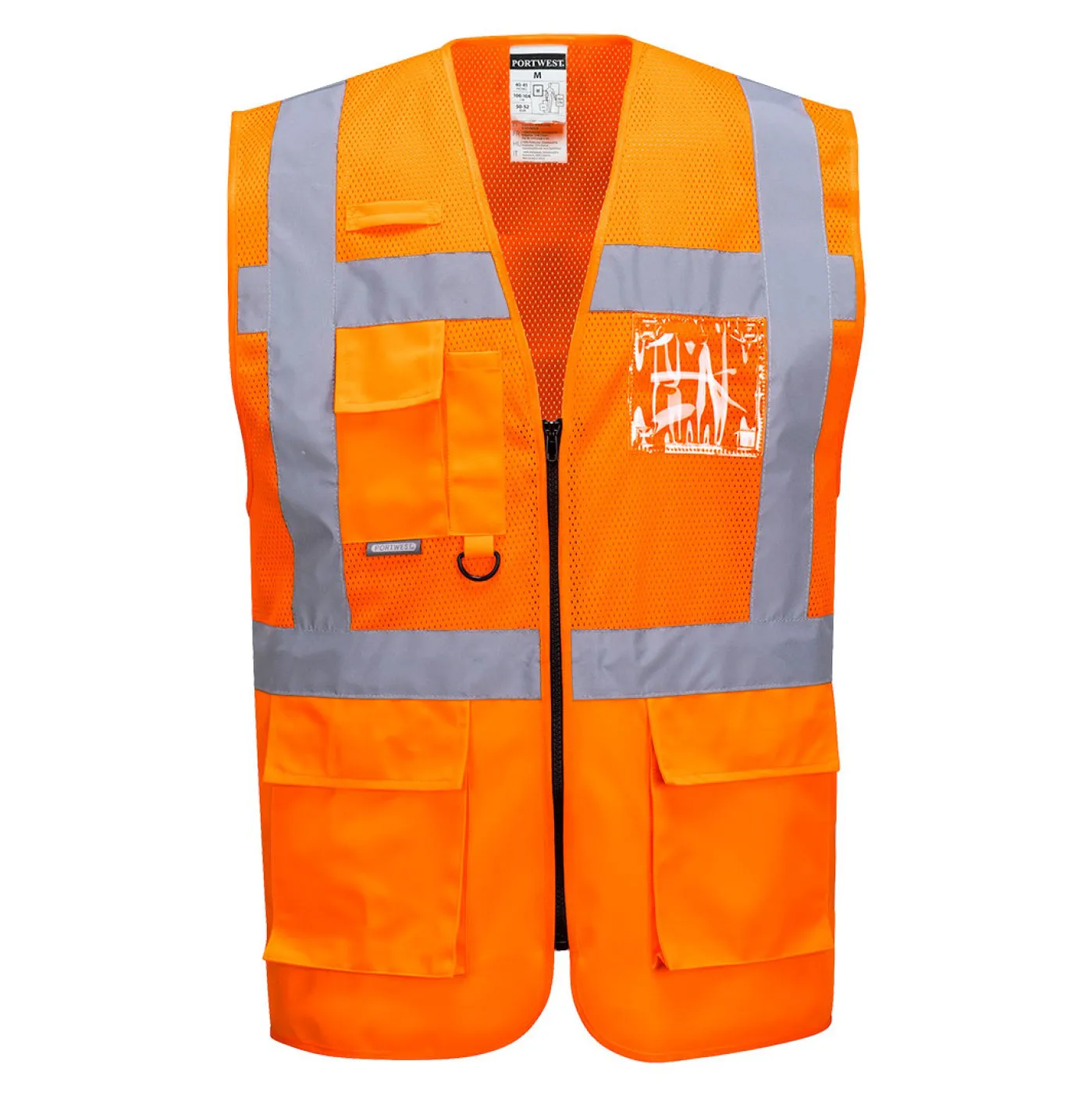 C496 - Vestă Madrid Executive Mesh HiVis / Portwest / Veste de lucru și de semnalizare