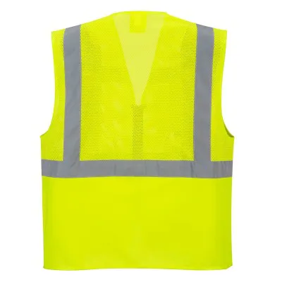 C496 - Vestă Madrid Executive Mesh HiVis / Portwest / Veste de lucru și de semnalizare
