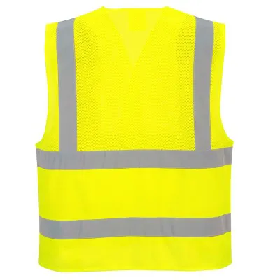 C494 - Vestă Half Mesh HiVis / Portwest / Veste de lucru și de semnalizare