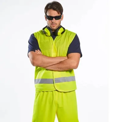 C494 - Vestă Half Mesh HiVis / Portwest / Veste de lucru și de semnalizare