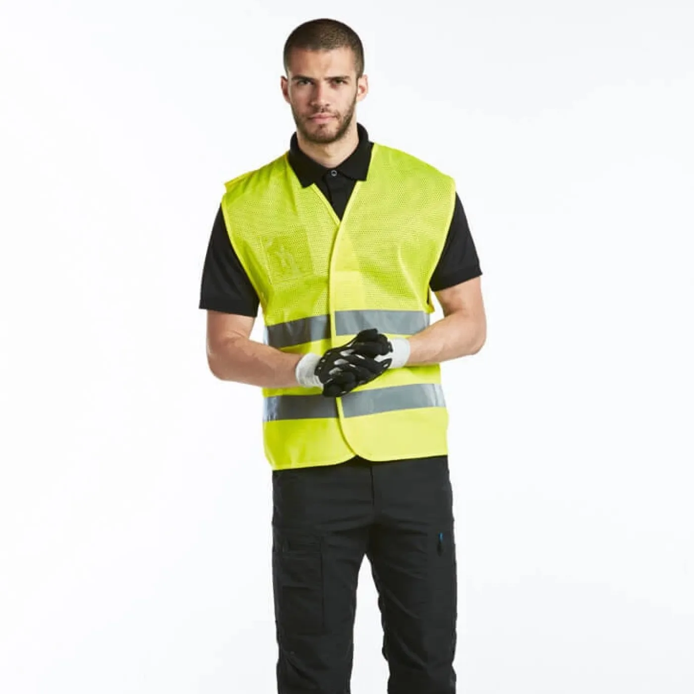 C494 - Vestă Half Mesh HiVis / Portwest / Veste de lucru și de semnalizare