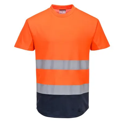 C395 - Tricou bicolor reflectorizant / Portwest / Tricouri, bluze, cămăși