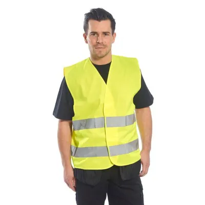 C474 - Vestă HiVis Two Band / Portwest / Veste de lucru și de semnalizare