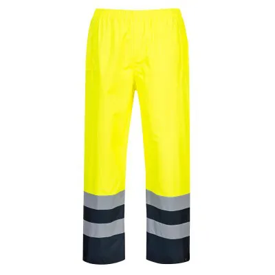 S486 - Pantaloni HiVis Traffic bicolori / Portwest / Pantaloni, salopete, colanți
