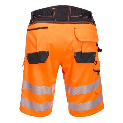 PW348 - Pantaloni scurți PW3 HiVis / Portwest / Pantaloni, salopete, colanți