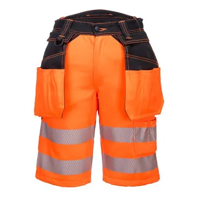 PW343 - Pantaloni scurți PW3 HiVis Holster / Portwest / Pantaloni, salopete, colanți