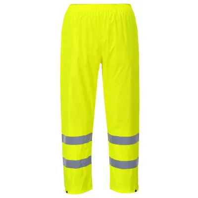 H441 - Pantaloni de ploaie HiVis / Portwest / Pantaloni, salopete, colanți